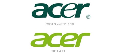 4月11日宏碁Acer更新品牌标识