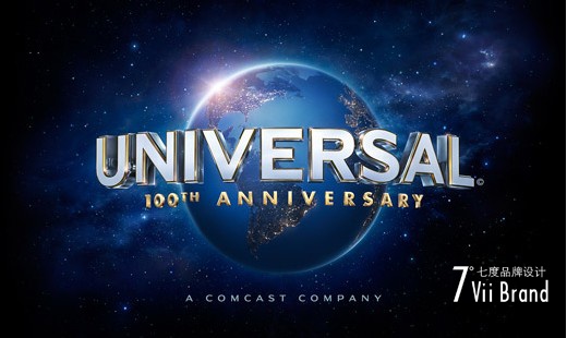 Universal环球公司发布100周年新LOGO