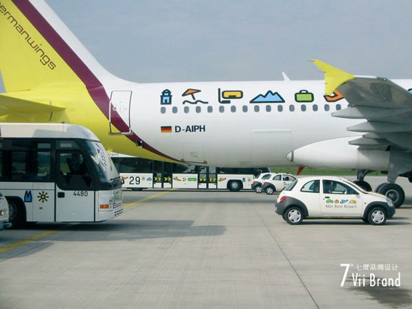 德国科隆-波恩机场形象视觉识别