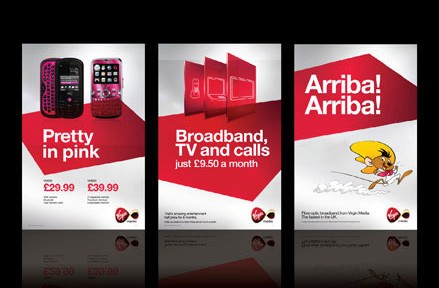 VirginMedia标识VI形象