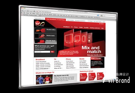 VirginMedia标识VI形象